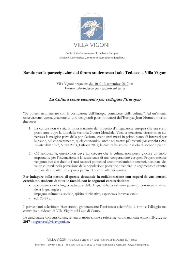 Villa Vigoni - bando forum per studenti 2017-page-001