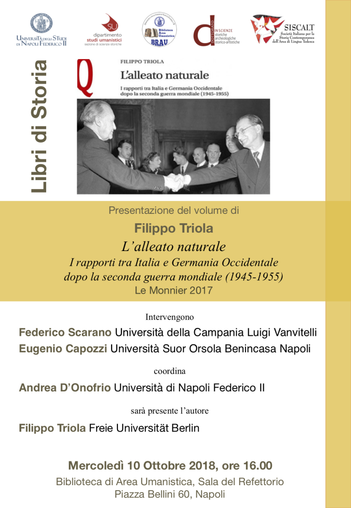 Locandina presentazione libro Triola