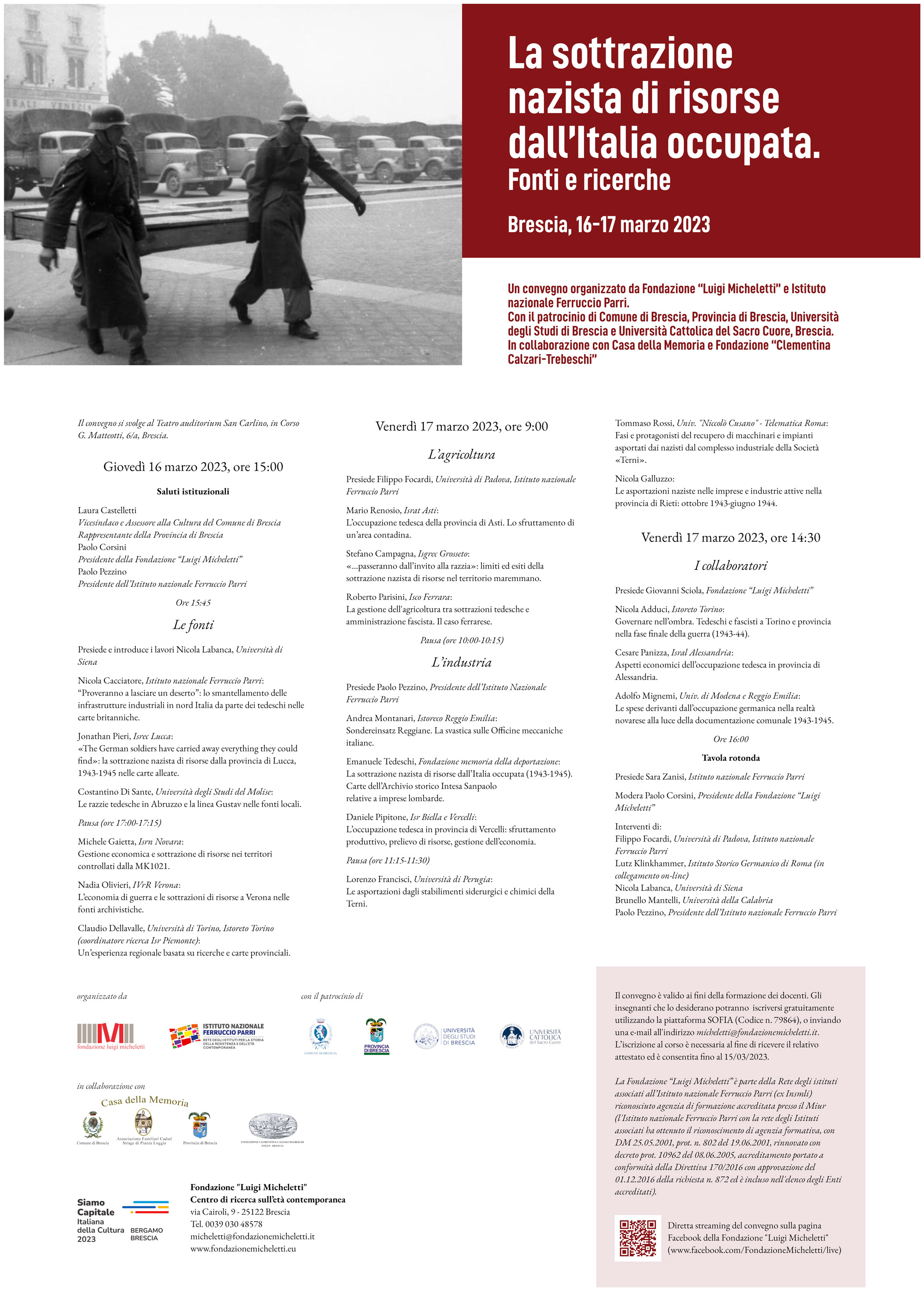 Programma Fondazione Micheletti